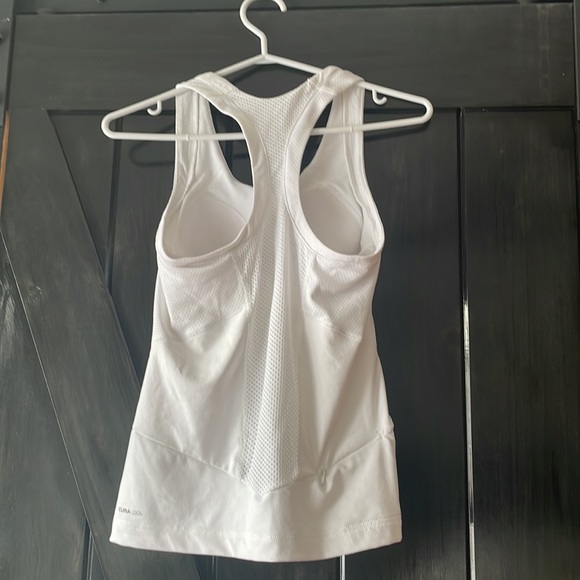 White adidas running tank. Size small. - Picture 2 of 4